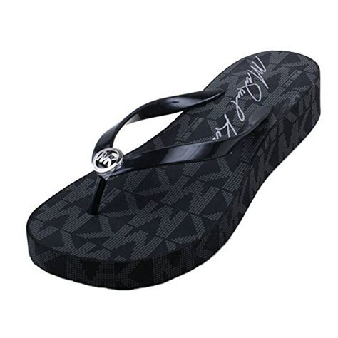 michael kors sandals flip flops|michael kors bedford flip flops.